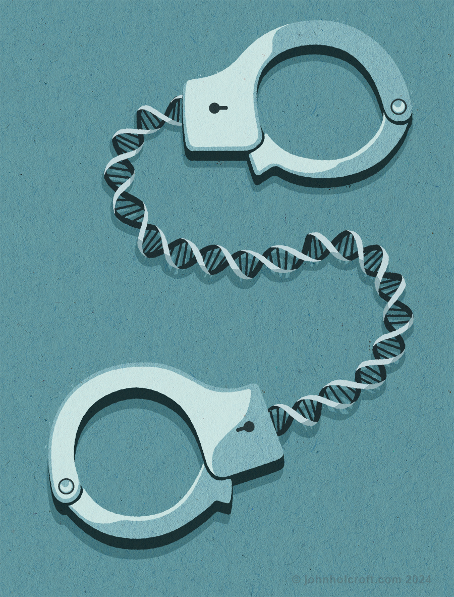 dna handcuff, criminal