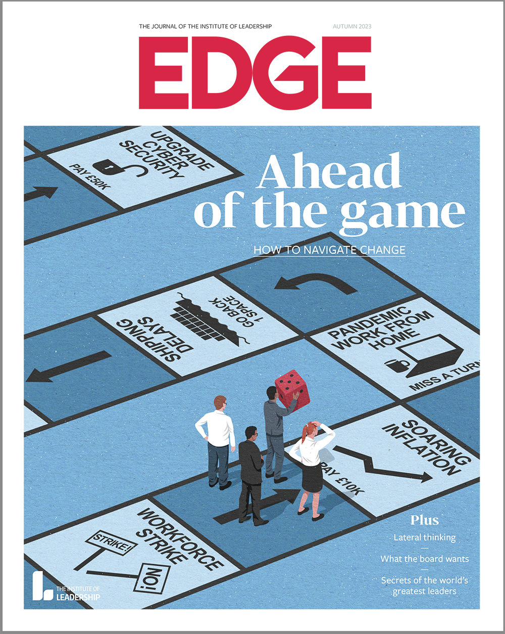 edge magazine cover about navigating change
