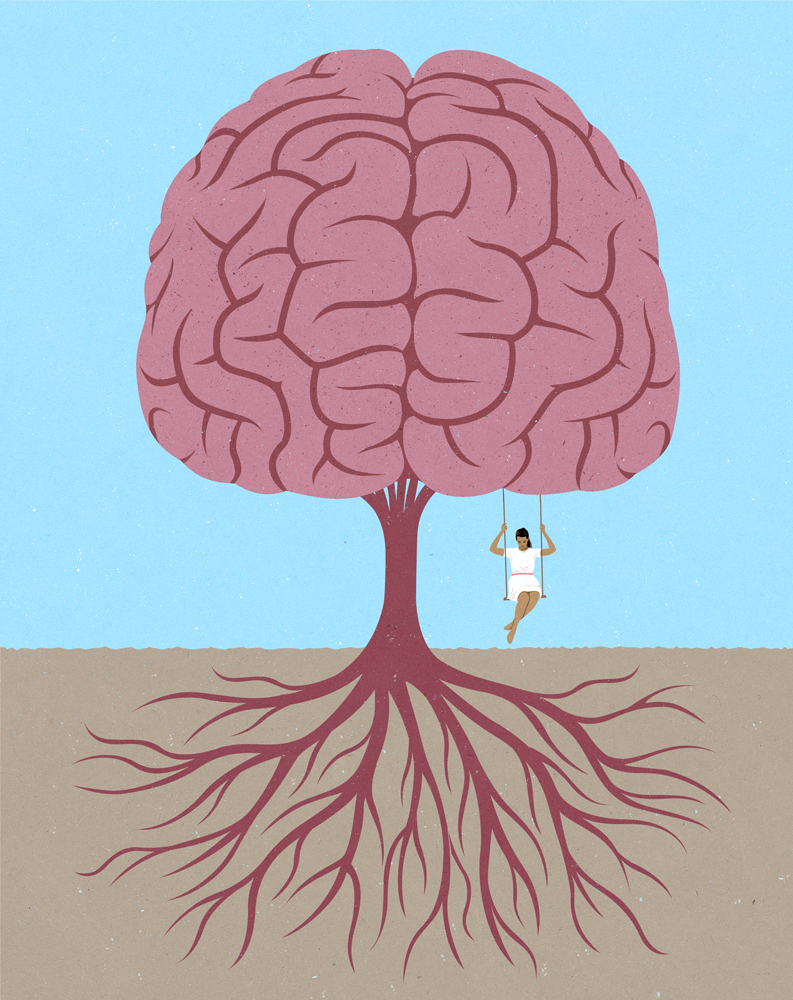 Illustration about mental resilience by John Holcroft 