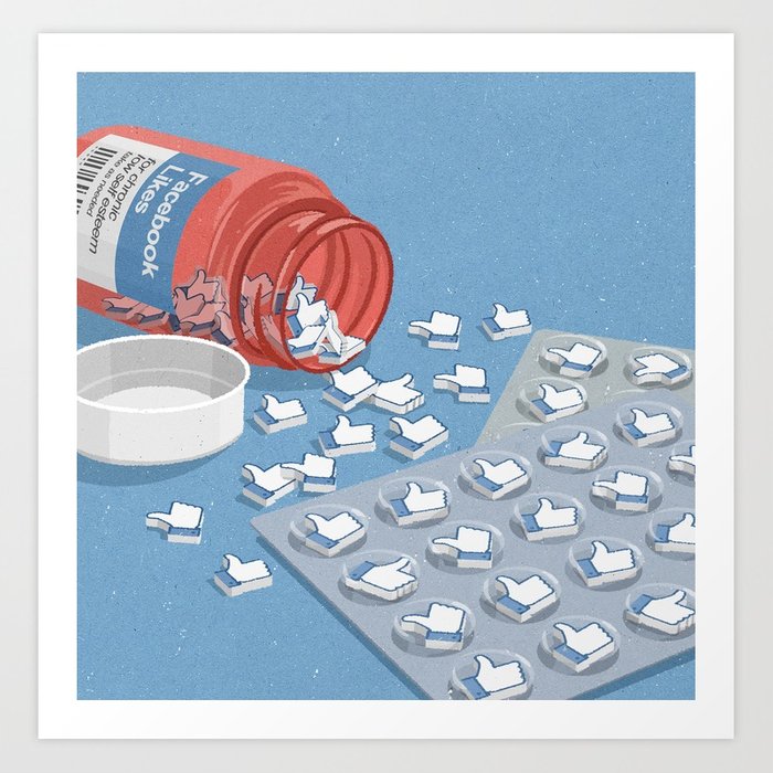 Art print by John Holcroft conceptual illustrator, this can be purchased from society6.com along with many others.