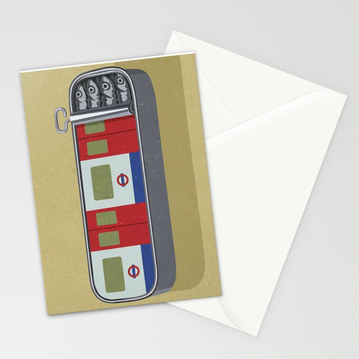 Art print stationery card by John Holcroft conceptual illustrator, this can be purchased from society6.com along with many others.